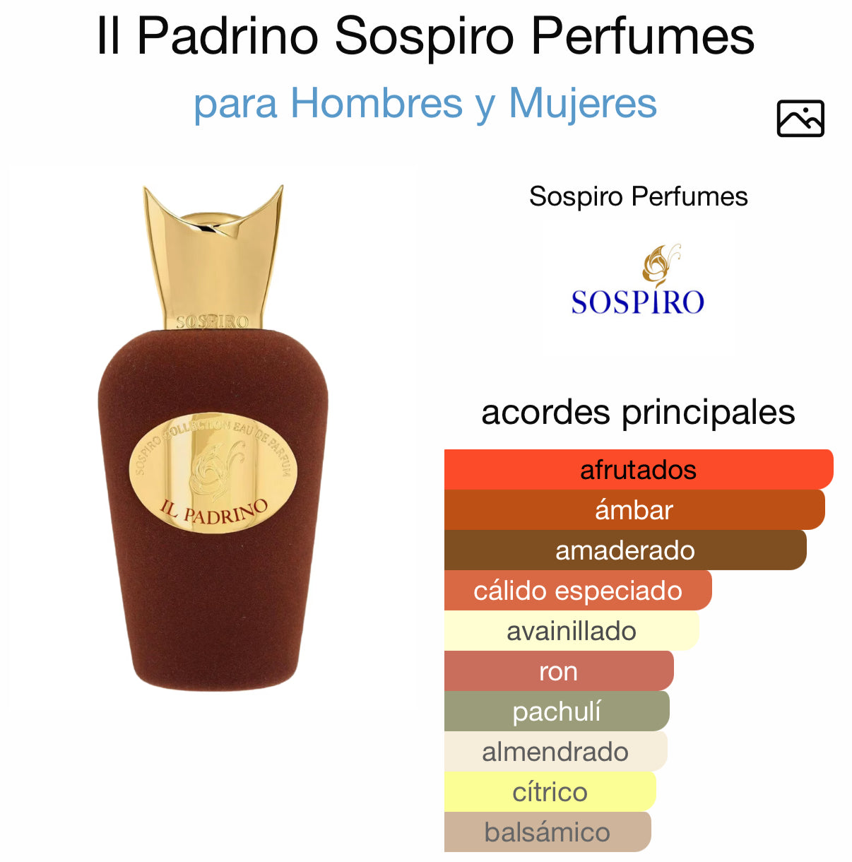 Sospiro Il Padrino Eau de Parfum 100 ml (Preventa)