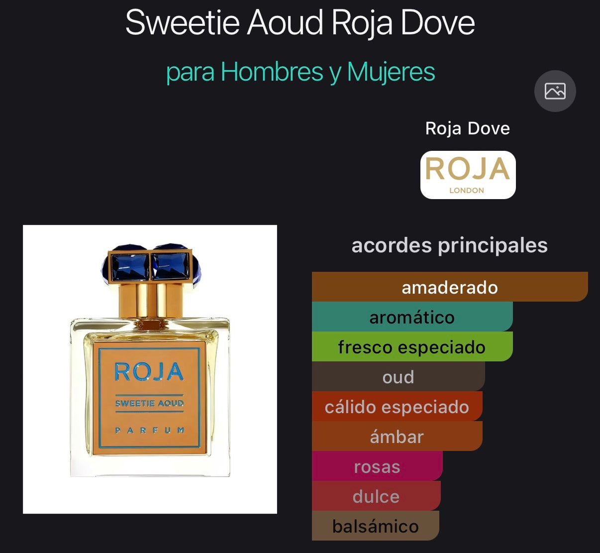 Sweetie Aoud Parfum Roja Parfums 50 ml