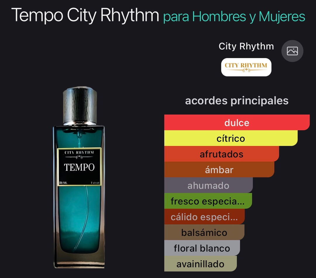 Acordes principales de Tempo de City Rhythm