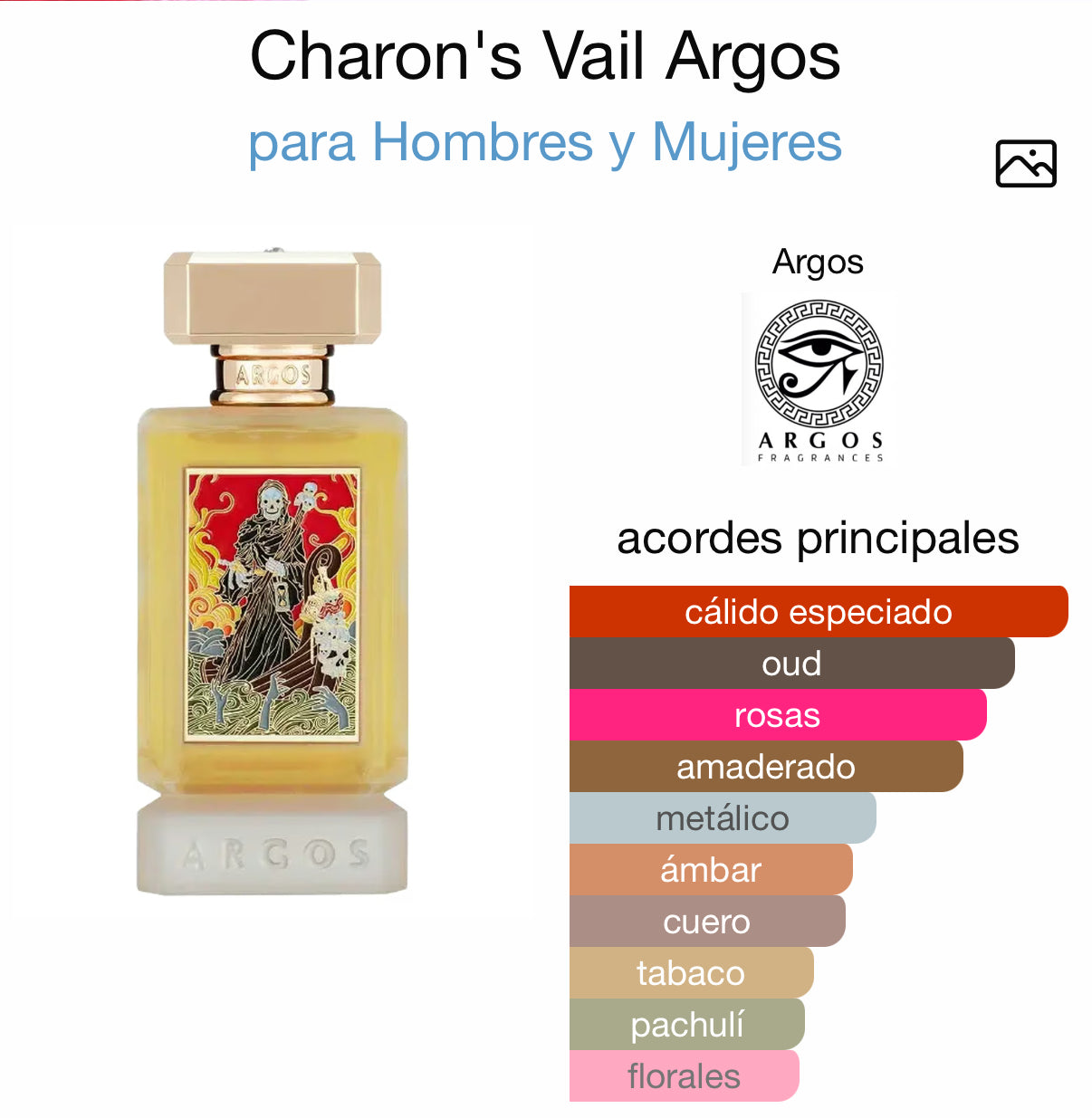 Charon’s Vail Argos Extrait de Parfum 100 ml (Preventa)