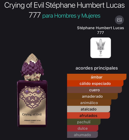 Crying of Evil Stéphane Humbert Lucas EDP 50 ml (Preventa)