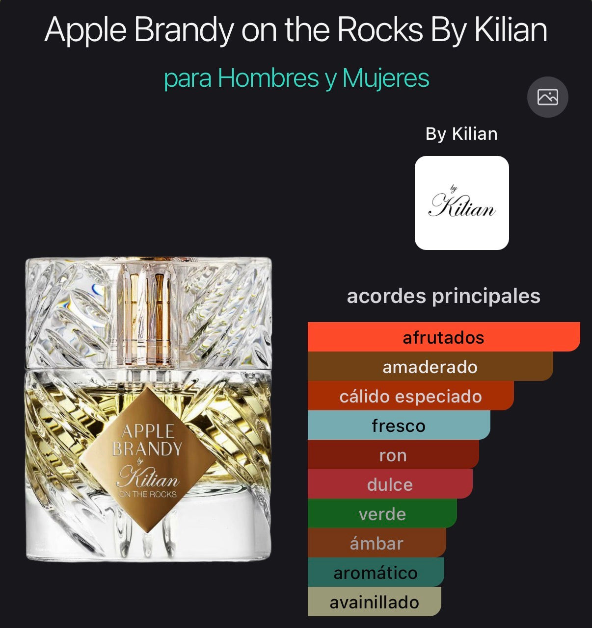 Apple Brandy on The Rocks Kilian Eau de Parfum 50 ml