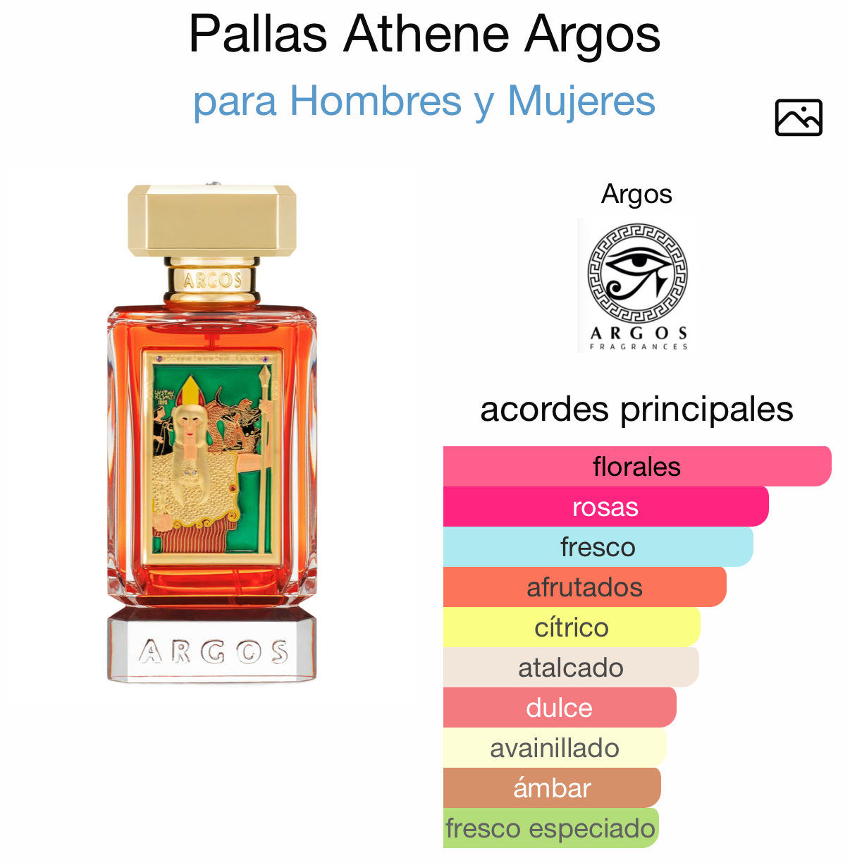 Pallas Athene Argos Eau de Parfum 100 ml (Preventa)