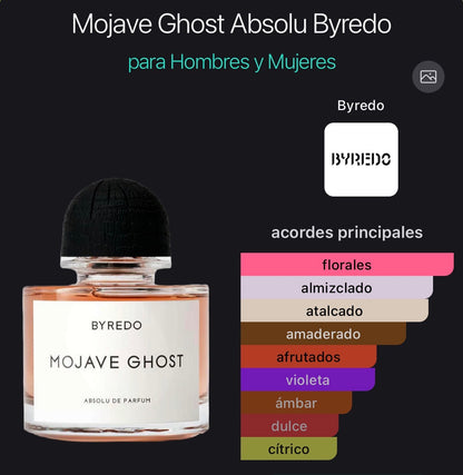 Mojave Ghost Absolu de Parfum Byredo 100 ml (Preventa)