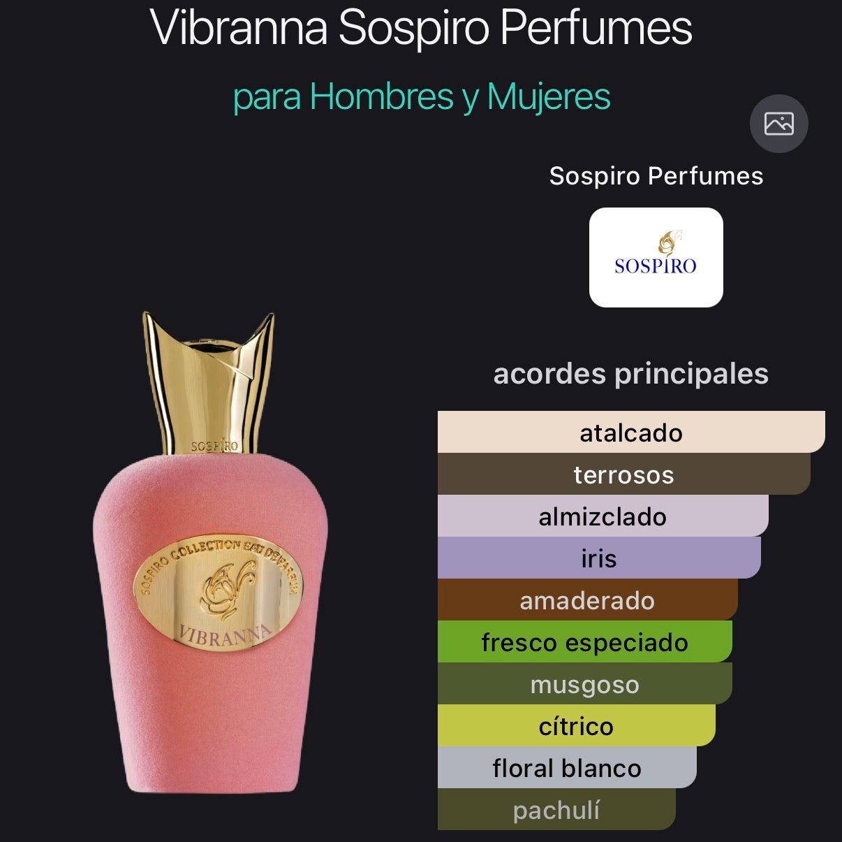 Sospiro Vibranna Eau de Parfum