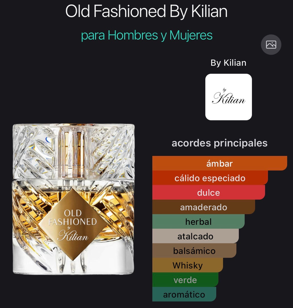 Old Fashioned Eau de Parfum By Kilian 50 ml (Preventa)