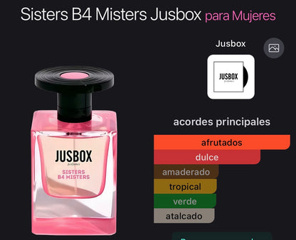 Sisters B4 Misters Jusbox Eau de Parfum 78 ml (Preventa)