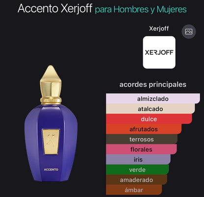 Accento Xerjoff Eau de Parfum (Preventa)