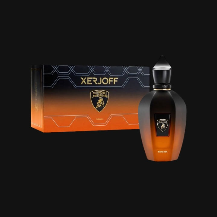 Fierezza de Xerjoff x Lamborghini con frasco y caja