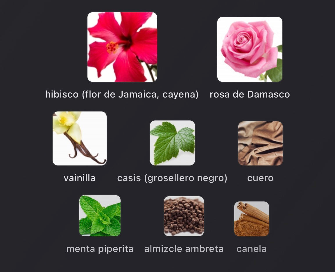 Notas olfativas de Hibiscus Mahajád de Maison Crivelli