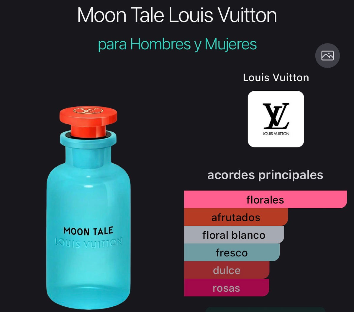 Acordes principales de Moon Tale de Louis Vuitton
