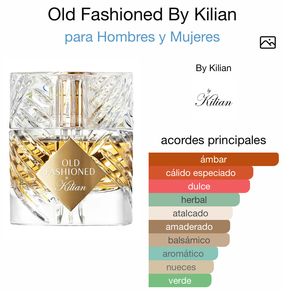 Old Fashioned Eau de Parfum By Kilian 50 ml
