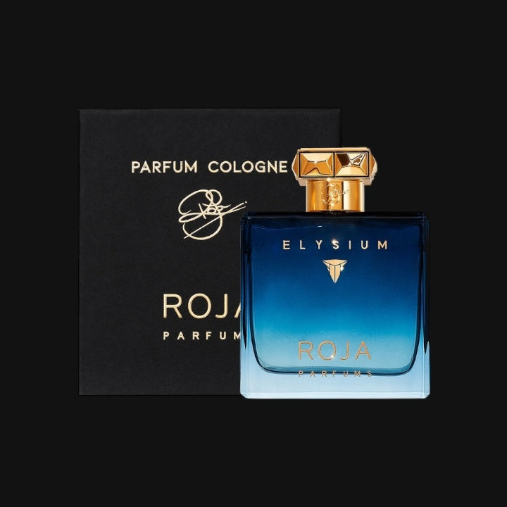 Elysium Pour Homme de Roja Parfums con frasco y caja