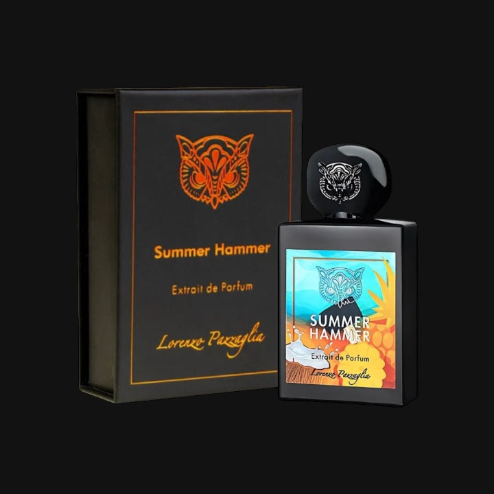 Summer Hammer de Lorenzo Pazzaglia con frasco y caja