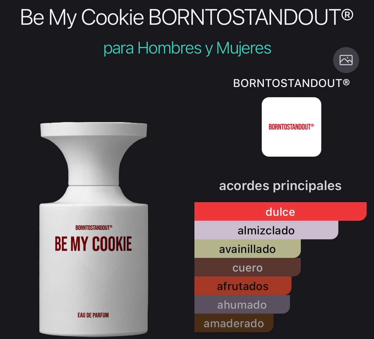 Be My Cookie BORNTOSTANDOUT® Eau de Parfum