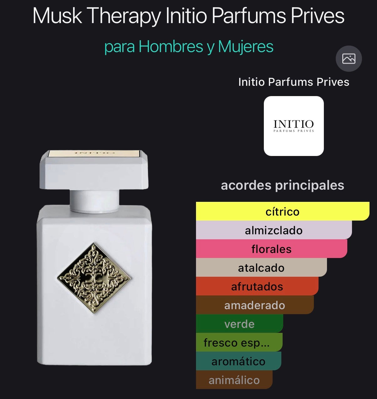 Musk Therapy Extrait de Parfum Initio 90 ml (Preventa)