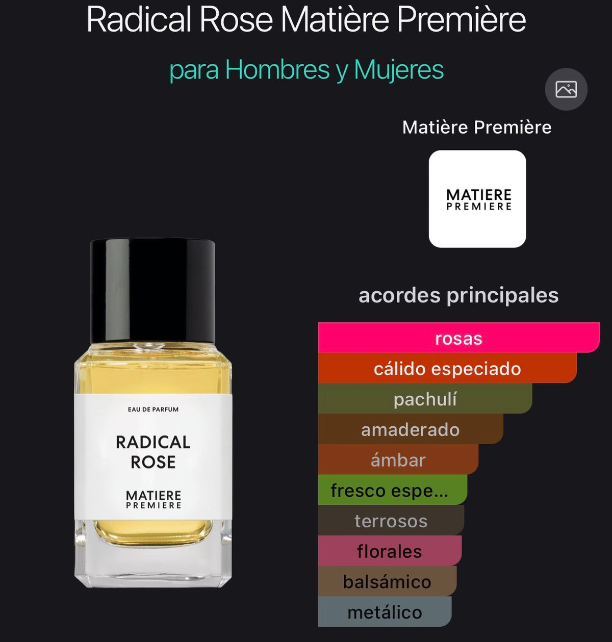 Radical Rose Eau de Parfum Matiere Premiere 100 ml (Preventa)