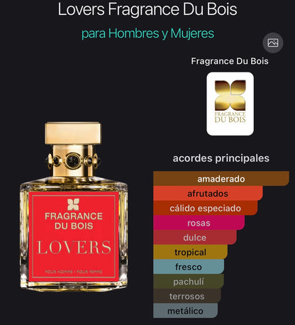 Lovers Extrait de Parfum Fragrance Du Bois 100 ml (Preventa)