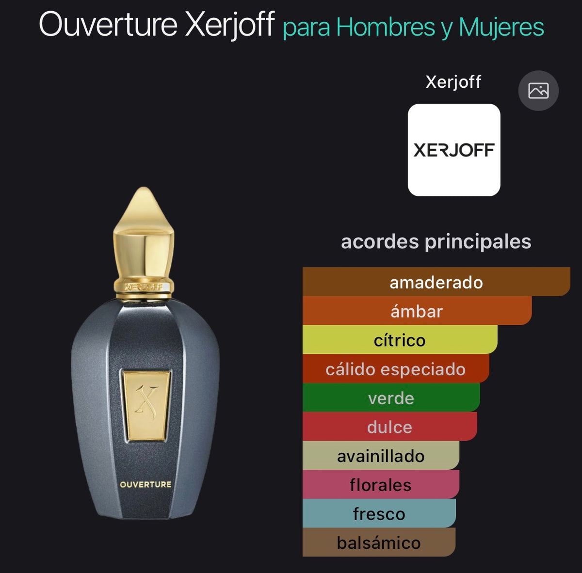 Ouverture Xerjoff Eau de Parfum 100 ml (Preventa)