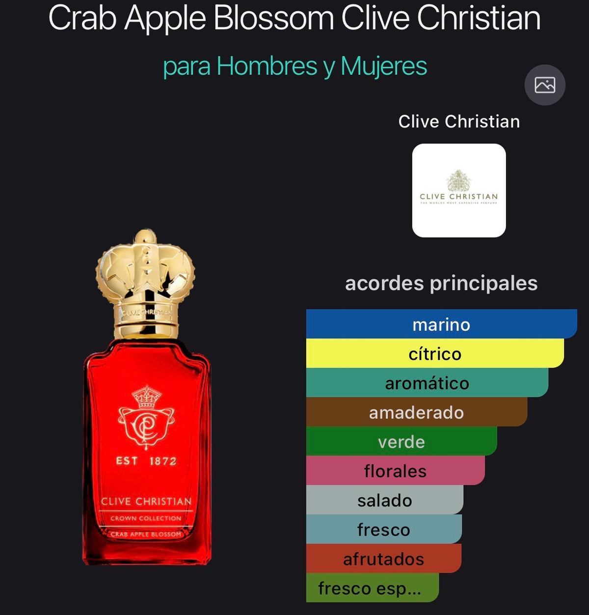 Crab Apple Blossom Clive Christian 50 ml