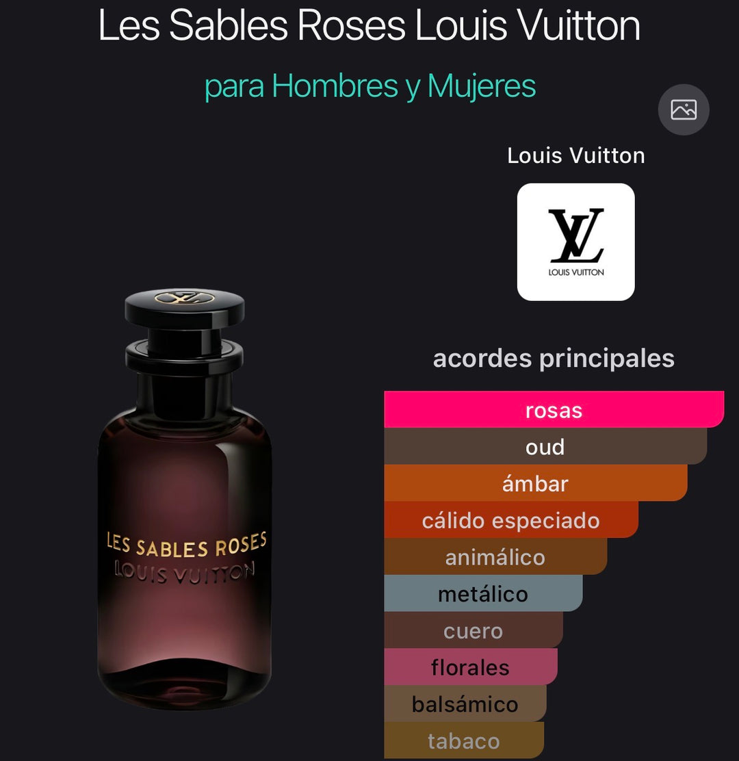 Acordes principales de Les Sables Roses de Louis Vuitton