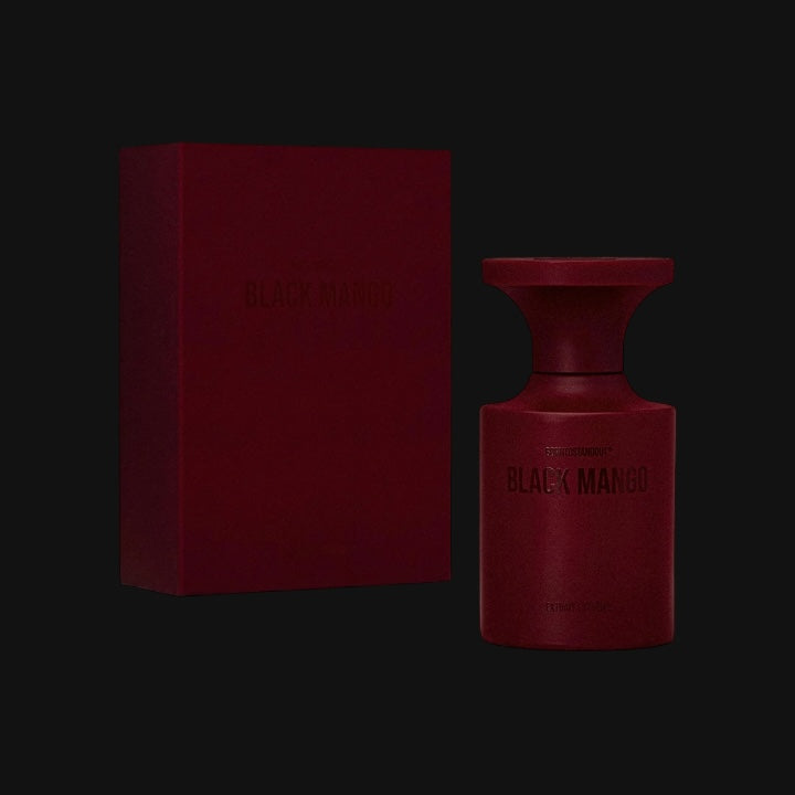 Black Mango de BORNTOSTANDOUT con frasco y caja