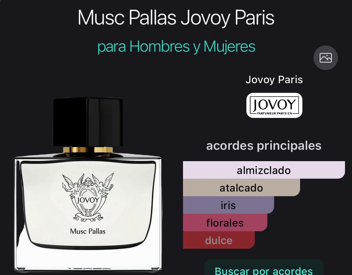 Musc Pallas Jovoy Paris Eau de Parfum 100 ml (Preventa)