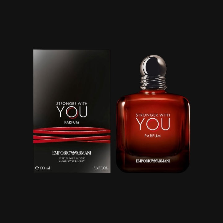 Stronger With You Parfum de Emporio Armani con frasco y caja
