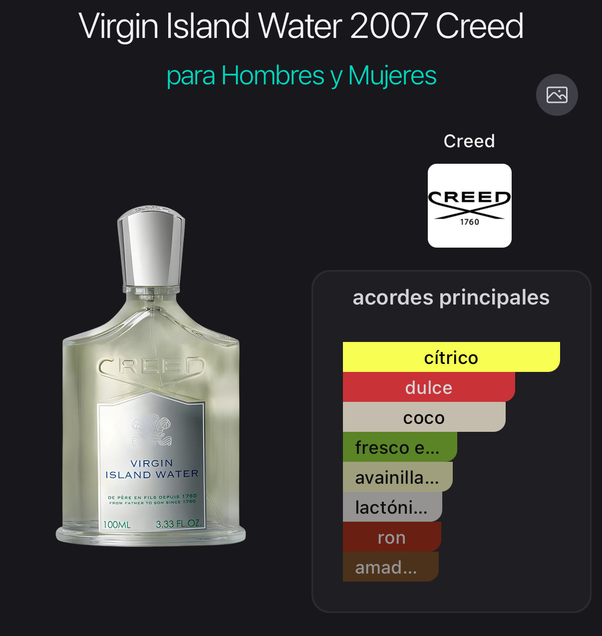 Creed Virgin Island Water Eau de Parfum – Perfumes Robols