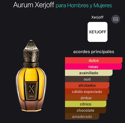Aurum Xerjoff Parfum 50 ml (Preventa)