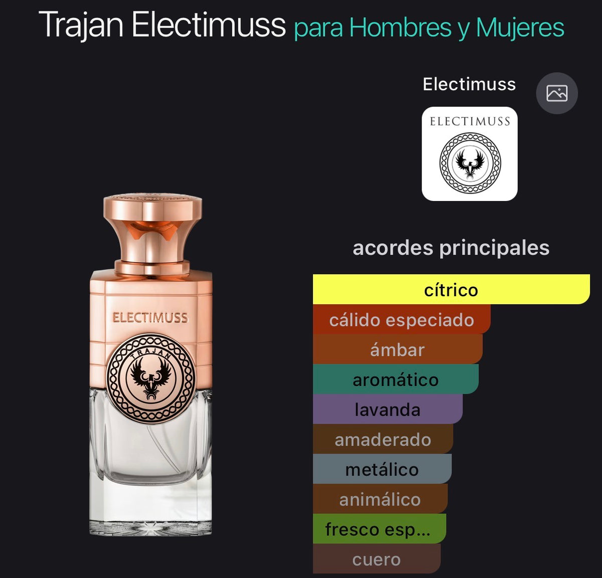 Trajan Electimuss Eau de Parfum 100 ml