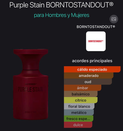 Purple Stain BORNTOSTANDOUT® Extrait de Parfum (Preventa)