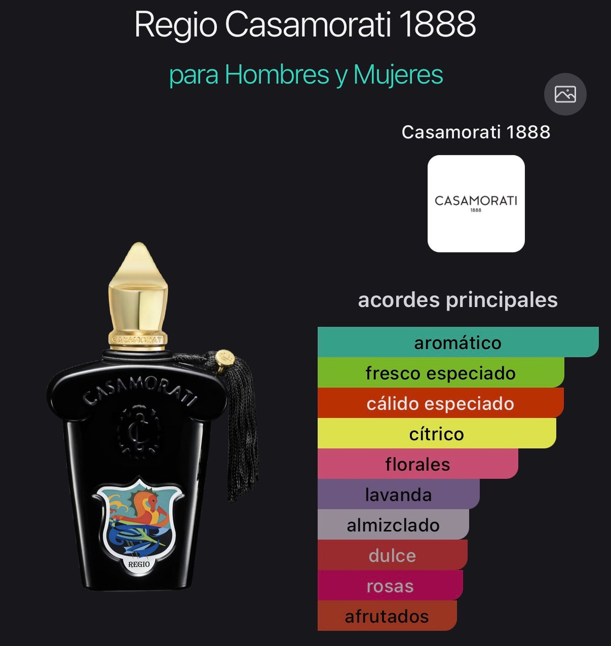 Regio Eau de Parfum Casamorati 100 ml (Preventa)