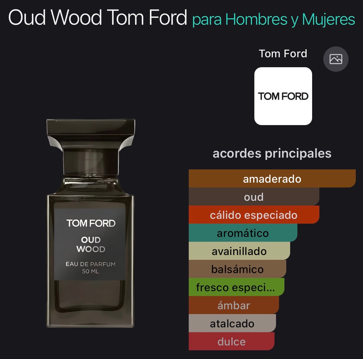 Oud Wood Tom Ford Eau de Parfum 100 ml (Preventa)