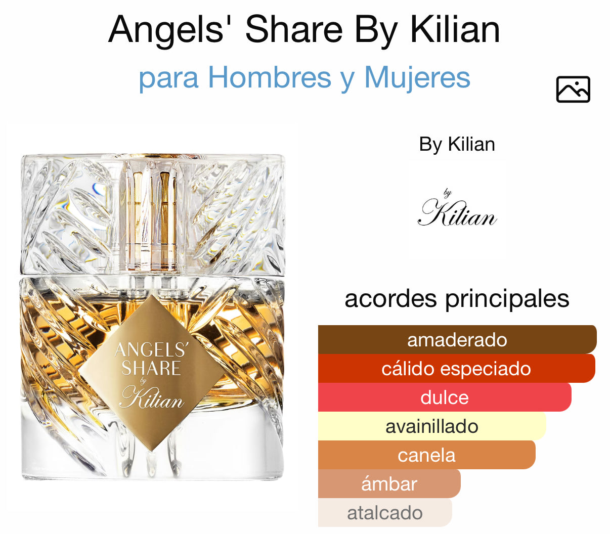 Kilian Angel's Share Eau de Parfum Unisex 50 ml (Preventa)