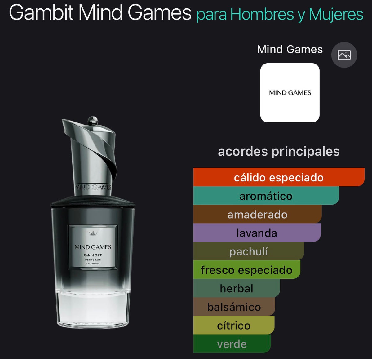 Mind Games Gambit Extrait 100 ml (Preventa)