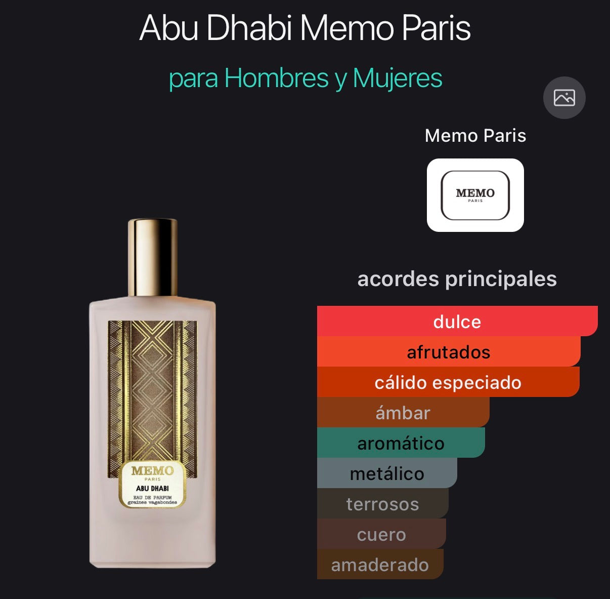 Abu Dhabi Memo Paris Eau de Parfum 75 ml (Preventa)