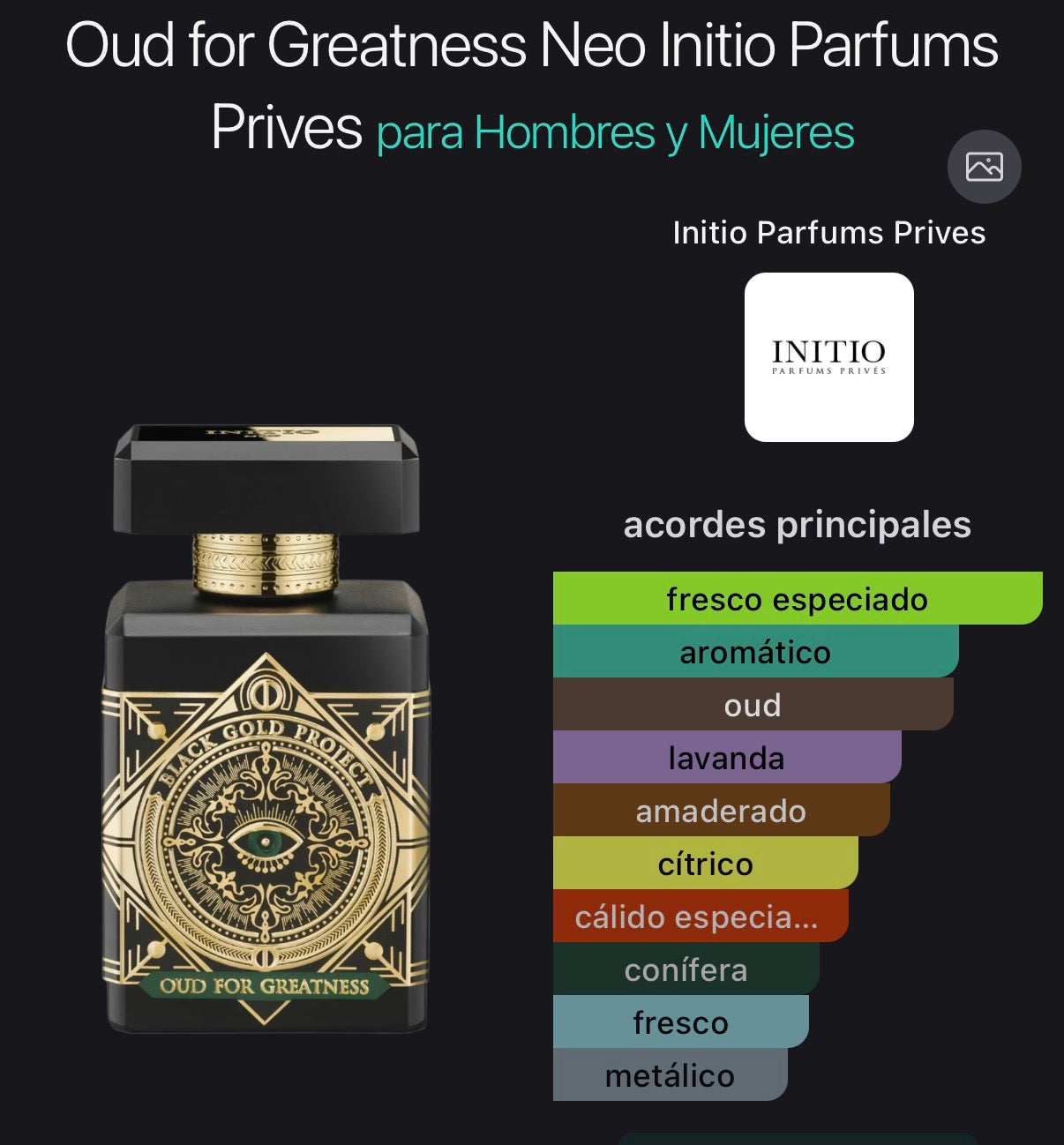 Oud for Greatness Neo Eau de Parfum Initio Parfums Privés 90 ml (Preventa)