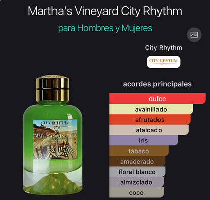 Martha’s Vineyard Extrait de Parfum City Rhythm 100 ml (Preventa)