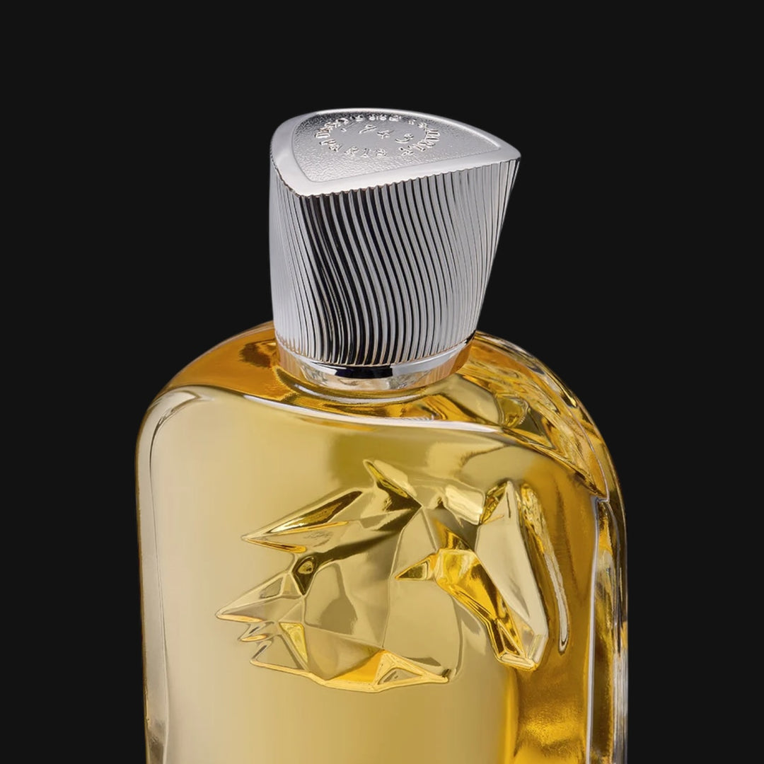 Detalle del frasco de Eragon de Parfums de Marly