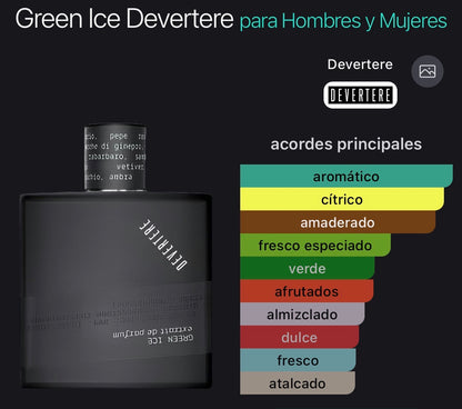 Acordes principales de Green Ice de Devertere