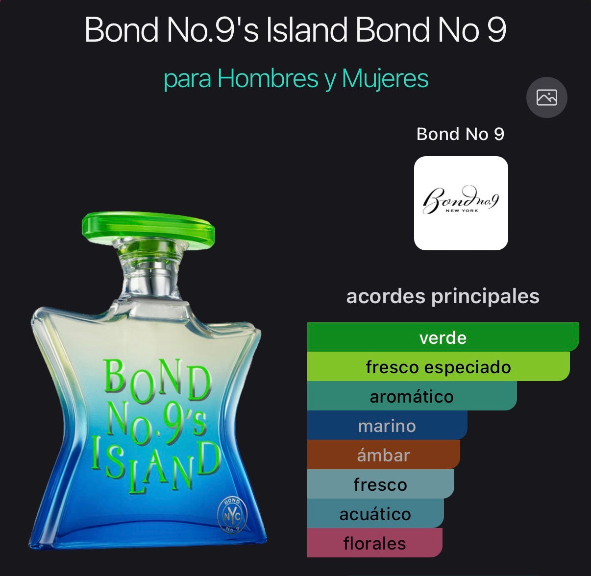 Island Bond No 9 Eau de Parfum 100 ml (Preventa)