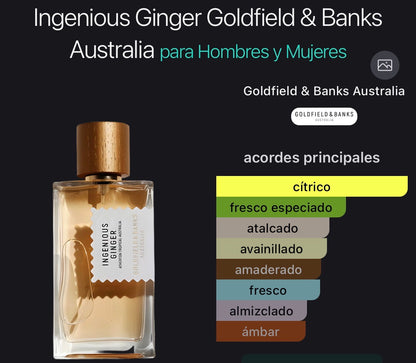 Ingenious Ginger Goldfield & Banks Eau de Parfum