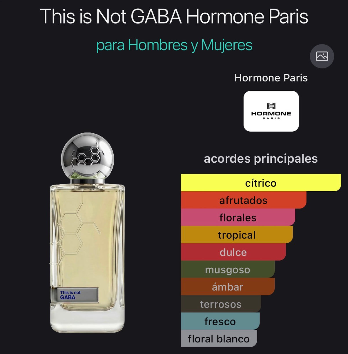 This is Not GABA Hormone Paris Parfum 100 ml (Preventa)