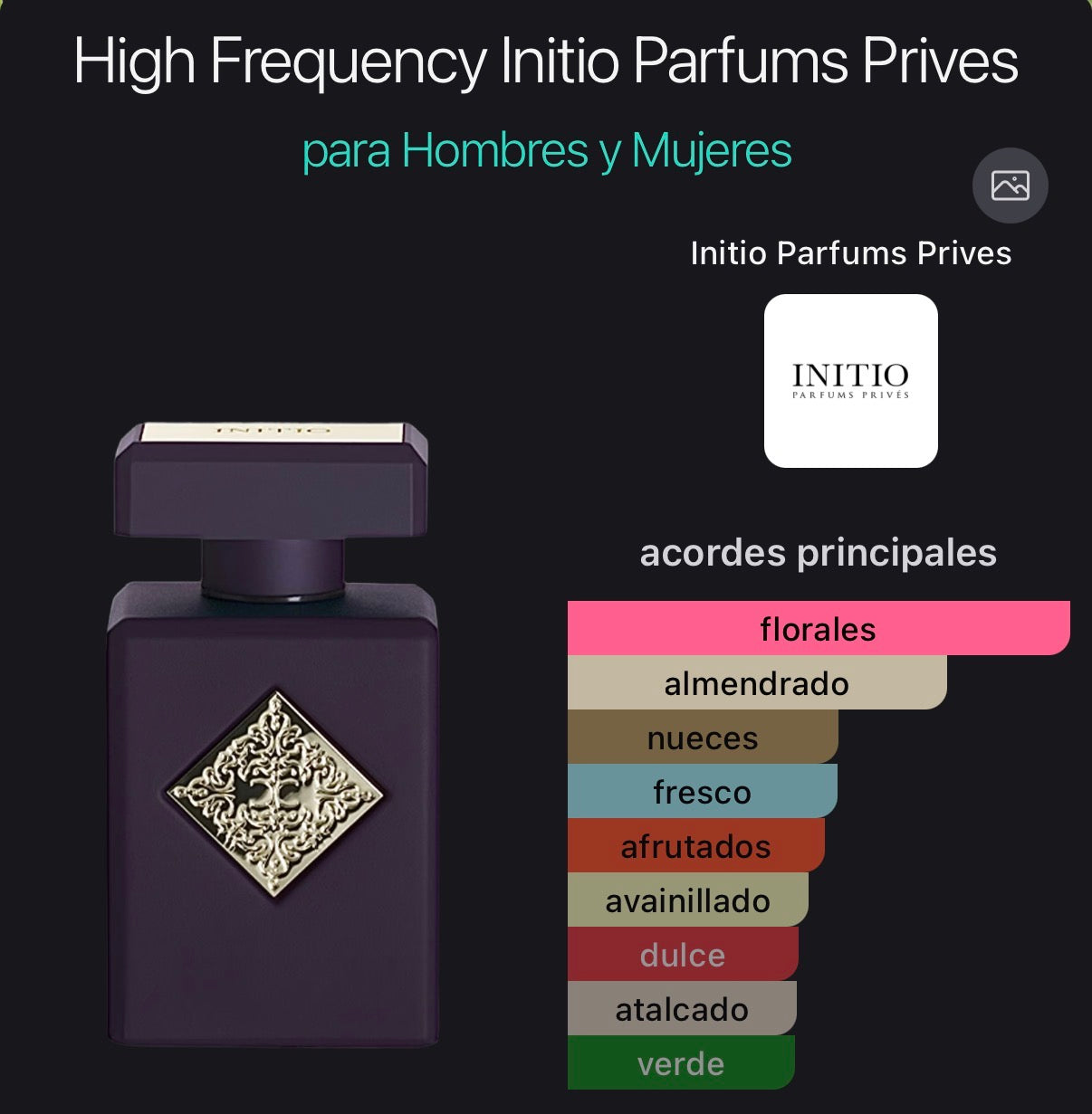 High Frequency Eau de Parfum Initio Parfums Privés 90 ml (Preventa)