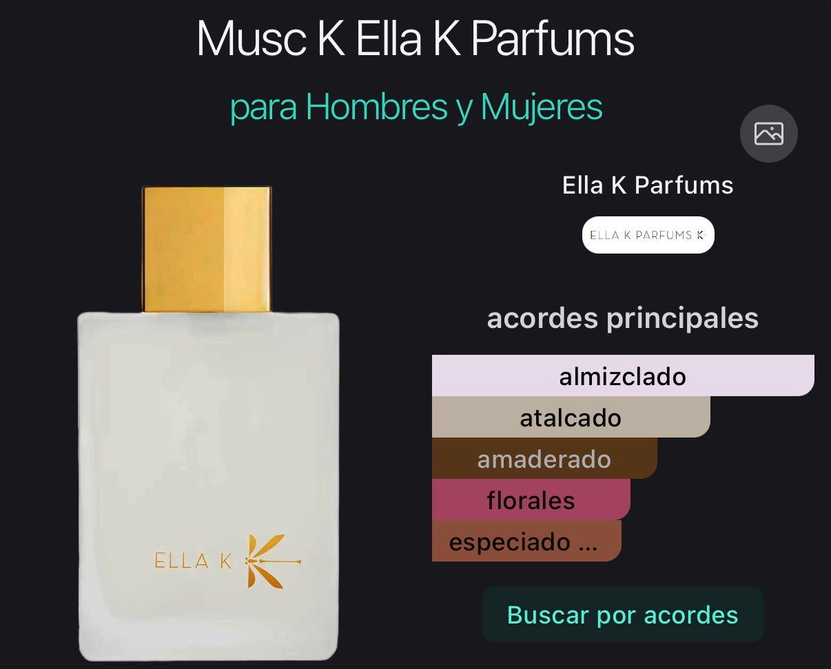 Musc K Ella K Parfums Eau de Parfum 100 ml  (Preventa)