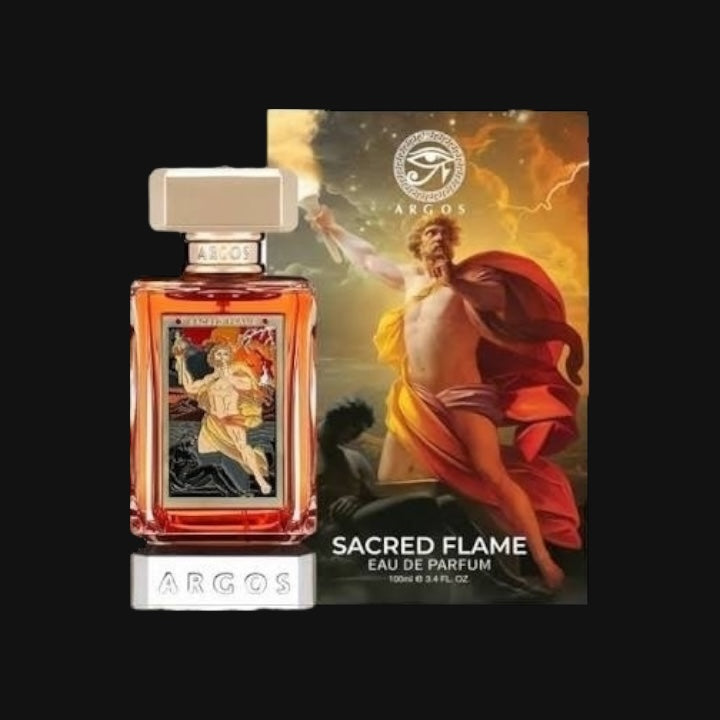 Sacred Flame de Argos con frasco y caja