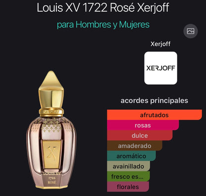 Louis XV 1722 Rosé Xerjoff Parfum 50 ml (Preventa)