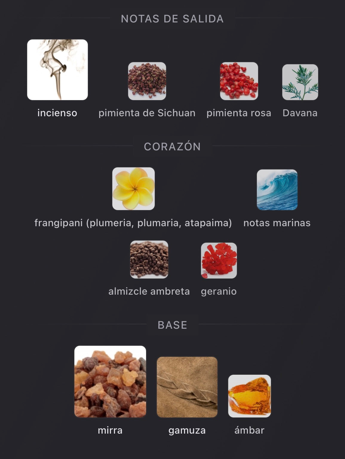 Notas olfativas de Fierezza de Xerjoff x Lamborghini