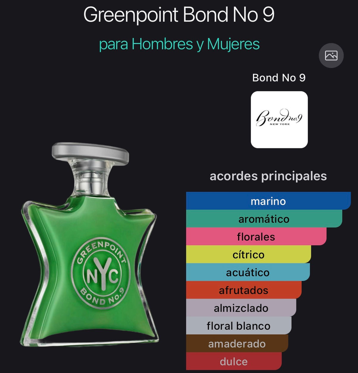 Greenpoint Bond No.9 Eau de Parfum 100 ml (Preventa)